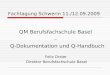 Fachtagung Schwerin 11./12.09.2009 QM Berufsfachschule Basel – Q-Dokumentation und Q-Handbuch Felix Dreier Direktor Berufsfachschule Basel