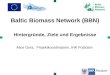 Baltic Biomass Network (BBN) Hintergründe, Ziele und Ergebnisse Alice Gora, Projektkoordinatorin, IHK Potsdam