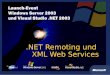 NET Remoting und XML Web Services. Ralf Westphal ralfw@ralfw.de