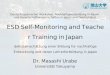 ESD Self-Monitoring and Teacher Training in Japan Selbsteinschätzung einer Bildung für nachhaltige Entwicklung und deren Lehrerfortbildung in Japan Dr