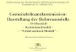 Gemeindefinanzkommission: Darstellung der Reformmodelle - Prüfmodell- - Kommunalmodell - - "Niedersachsen-Modell" - Hochschultag der Hochschule für öffentliche