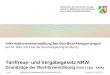 Seite 1Tariftreue- und Vergabegesetz NRW: Grundzüge der RVODüsseldorf, 04. März 2013 Informationsveranstaltung bei den Bezirksregierungen am 04. März 2013