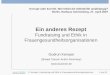 G. Kemper: Fundraising und Ethik in Frauengesundheitsorganisationen 1 von 33 Ein anderes Rezept Fundraising und Ethik in Frauengesundheitsorganisationen
