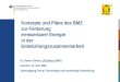 Konzepte und Pläne des BMZ zur Förderung erneuerbarer Energie in der Entwicklungszusammenarbeit Dr. Rainer Ellmies, Ulf Hillner (BMZ) Iserlohn, 12. Juni