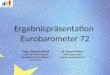 Ergebnispräsentation Eurobarometer 72 Mag. Richard Kühnel Leiter der Vertretung der Europäischen Kommission in Österreich Dr. Harald Pitters Meinungsforscher