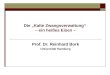 Die Kalte Zwangsverwaltung – ein heißes Eisen – Prof. Dr. Reinhard Bork Universität Hamburg