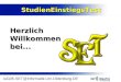 StudienEinstiegsTest IuG05-SET@Informatik.Uni-Oldenburg.DE HerzlichWillkommenbei