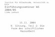 Institut für Völkerkunde, Universität zu Köln Einführungsseminar WS 2004/05 Lioba Lenhart 15.11. 2004 9. Sitzung, Teil 2: Die Form der schriftlichen Hausarbeit