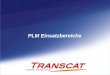 PLM Einsatzbereiche. © 2008 Transcat PLM GmbH - MH 02/2009 2 PLM, Verständnis