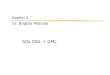 Dr. Brigitte Mathiak Kapitel 5 SQL DDL + DML. Datenbanken für Mathematiker, WS 11/12 Kapitel 5: SQL22 Lernziele Fähigkeit zur praktischen Anwendung von