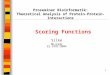 1 Proseminar Bioinformatik: Theoretical Analysis of Protein-Protein-Interactions Scoring Functions Silke Ruzek 22.Juni.2004