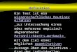 WS 2005/06 - Dr. C. Paulus - FR Erziehungswissenschaft Universität Saarbrücken 1 Definition Ein Test ist ein wissenschaftliches Routineverfahren zur Untersuchung