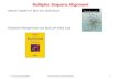 4. Vorlesung WS 2004/2005 Softwarewerkzeuge der Bioinformatik1 Multiples Sequenz Alignment Literatur: Kapitel 4 in Buch von David Mount Thioredoxin-Beispiel