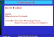 20 Januar 2004 Physik I, WS 03/04, Prof. W. de Boer 1 1 Vorlesung 24: Roter Faden: Heute: Relativistische Mechanik Versuche: Michelson-Morley Experiment,