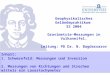 Geophysikalisches Geländepraktikum SS 2004 Gravimetrie-Messungen in Vulkaneifel. Leitung: PD Dr. N. Bagdassarov Inhalt: 1. Schwerefeld: Messungen und Inversion