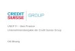 Slide 1 Sustainability Affairs 02.09.04 / B. Schanzenbächer Otti Bisang UNEP FI – Best Practice Unternehmensbeispiele der Credit Suisse Group