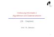 1 Vorlesung Informatik 2 Algorithmen und Datenstrukturen (26 - Graphen) Prof. Th. Ottmann