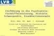 © Wolfgang Gaebel Einführung in die Psychiatrie: Fachdifferenzierung, Historie, Schwerpunkte, Krankheitskonzepte Priv.-Doz. Dr. med. J. Zielasek Klinik
