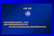 GK III GRUNDBEGRIFFE UND GRUNDPERSPEKTIVEN INTERNATIONALER BEZIEHUNGEN