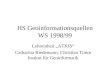 HS Geoinformationsquellen WS 1998/99 Lehreinheit ATKIS Catharina Riedemann, Christian Timm Institut für Geoinformatik