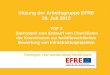 Sitzung der Arbeitsgruppe EFRE 20. Juli 2012 TOP 2 Sachstand zum Entwurf von Checklisten der Kommission zur beihilferechtlichen Bewertung von Infrastrukturprojekten