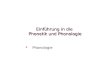 Einführung in die Phonetik und Phonologie Phonologie