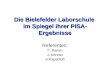 Die Bielefelder Laborschule im Spiegel ihrer PISA- Ergebnisse Referenten: F. Ramm J. Körtner S.Papenfuß