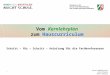 Peter Dobbelstein Arne Prasse Axel Sohnius 1 Vom Kernlehrplan zum Hauscurriculum Schritt – für – Schritt – Anleitung für die Fachkonferenzen