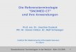 Standardisierte Terminologien in der Medizin - Köln 3.6.2005 1 Die Referenzterminologie "SNOMED CT" und ihre Anwendungen Prof. em. Dr. Joachim Dudeck PD