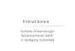 Interaktionen Verteilte Anwendungen Wintersemester 06/07 © Wolfgang Schönfeld Wie arbeiten VS mit ihrem Material (im einfachsten Fall)?
