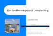 Das Geothermieprojekt Unterhaching Geothermie Prof. Dr. M. Koch Präsentation von Raphael Spiekermann