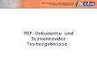 0 PDF-Dokumente und Screenreader Testergebnisse. 1 Referierende Carsten Albrecht INCOBS-Testdurchführung Heike Clauss INCOBS-Projektkoordination