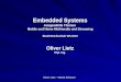 Oliver Lietz – Mobile Software Embedded Systems Ausgewählte Themen Mobile und Home Multimedia und Streaming Beuth-Hochschule WS 2010 Oliver Lietz Dipl.-Ing