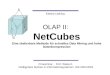 OLAP II: NetCubes Eine skalierbare Methode für schnelles Data Mining und hohe Datenkompression Proseminar - Prof. Weikum Intelligentes Suchen in Informationssystemen