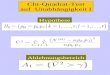 Chi-Quadrat-Test auf Unabhängigkeit I Hypothese Ablehnungsbereich