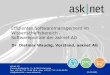 Dr. Dietmar Waudig, Vorstand, asknet AG asknet AG Vincenz-Prießnitz-Str. 3 D-76131 Karlsruhe Fon: +49 (0) 7 21 / 9 64 58-0 Fax: +49 (0) 7 21 / 9 64 58-99