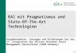 JFS 2003 EAI mit Pragmatismus und State-Of-The-Art Technologien Vorgehensweise, Lösungen und Erfahrungen bei der IT- Integration der Allianz Dresdner Asset