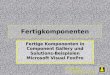 Wizards & Builders GmbH Fertigkomponenten Fertige Komponenten in Component Gallery und Solutions-Beispielen Microsoft Visual FoxPro