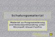 Wizards & Builders GmbH Schulungsmaterial Material zu Programmierung und Datenbankhandling unter Microsoft Visual FoxPro
