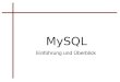 MySQL Einf¼hrung und œberblick. Datenbanken / Begrifflichkeiten DBMS Geschichte von MySQL MySQL - Architektur Eigenschaften / Vorteile / Konkurrenten