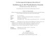 Vorlesungsankündigung (aktualisiert) Einführung in die Physikalische Chemie (Wintersemester 2013/14) für Studierende des Bachelorstudienganges Chemie Prof