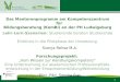 1 Das Mentorenprogramm am Kompetenzzentrum für Bildungsberatung (KomBi) an der PH Ludwigsburg Lehr-Lern-Szenarien: Studierende beraten Studierende – Einblicke