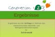 Ergebnisse aus der Umfrage im Rahmen des Interkommunalen Altenhilfe- und Mehrgenerationenkonzeptes für Schönwald Ergebnisse