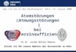 Atemstörungen (Atmungsstörungen) bei Herzinsuffizienz PD Dr. Jochen Müller-Ehmsen Klinik III für Innere Medizin der Universität zu Köln Was ist neu in