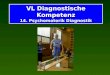 VL Diagnostische Kompetenz VL Diagnostische Kompetenz 14. Psychomotorik Diagnostik