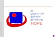 Lindena, CLARA Klinische Forschung, 2008 H- Ospiz- und Palliativ- Erfassung HOPE