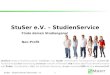 1StuSer – Studien-Service Generation – D StuSer e.V. – StudienService Finde deinen Studiengang! Non-Profit