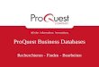 ProQuest Business Databases Recherchieren - Finden - Bearbeiten