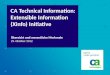 CA Technical Information: Extensible Information (Xinfo) Initiative 29. Oktober 2012 Übersicht und wesentliche Merkmale