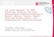 OCG Austrian Computer Society| info@ocg.at |  Vom Kids Engineer zur MINT-Forschung: Szenarien für eine übergreifende Kompetenzförderung im Bereich